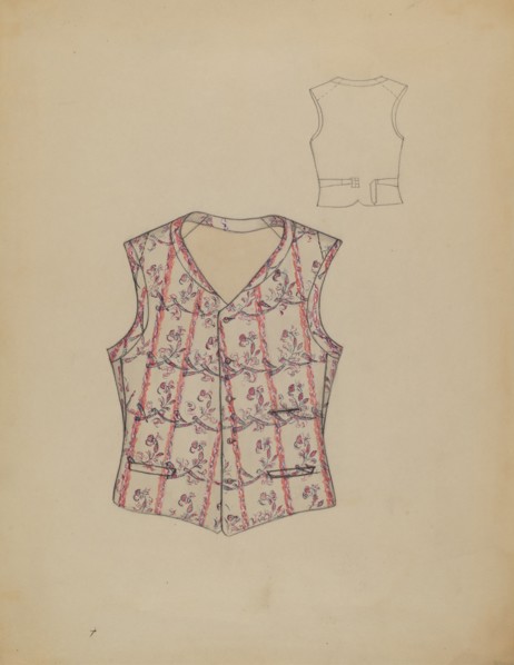 Waistcoat, c. 1936. Creator: Dorothy Gernon.