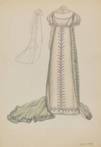 Court Dress, c. 1936. Creator: Melita Hofmann.