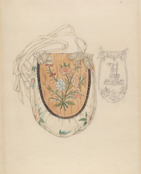 Pocket Case or Reticule, c. 1936. Creator: Rosalia Lane.