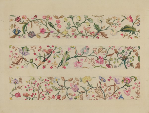 Border or Valance, c. 1936. Creator: Fanchon Larzelere.