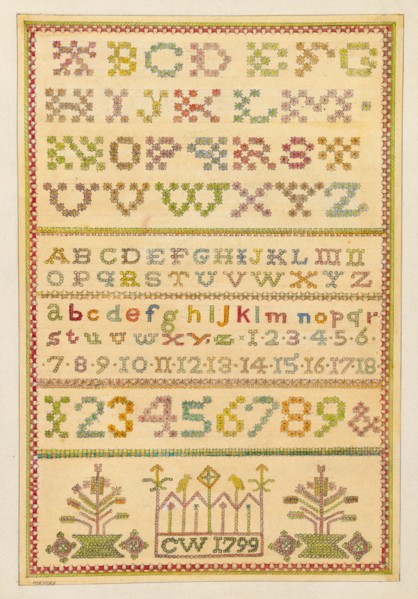 Sampler, c. 1936. Creator: Henry Meyers.