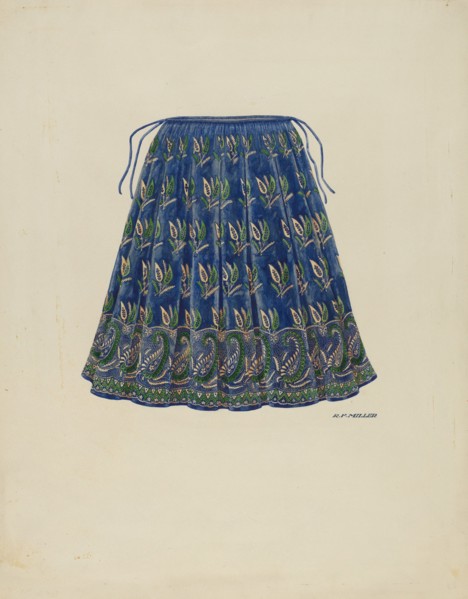 Skirt, c. 1936. Creator: Randolph F Miller.