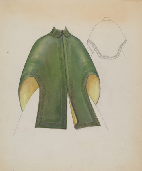 Dolman, c. 1936. Creator: Marie Mitchell.