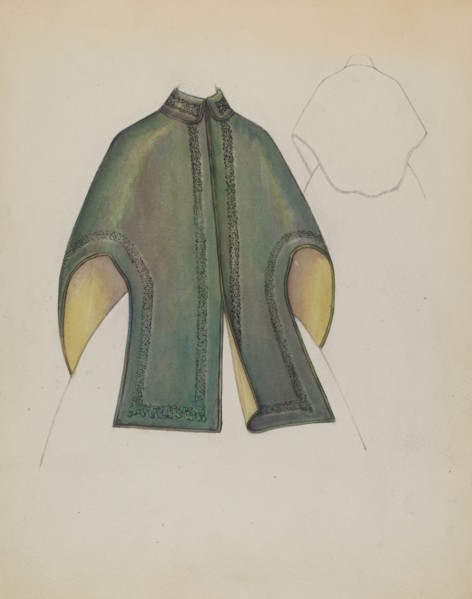 Dolman, c. 1936. Creator: Marie Mitchell.