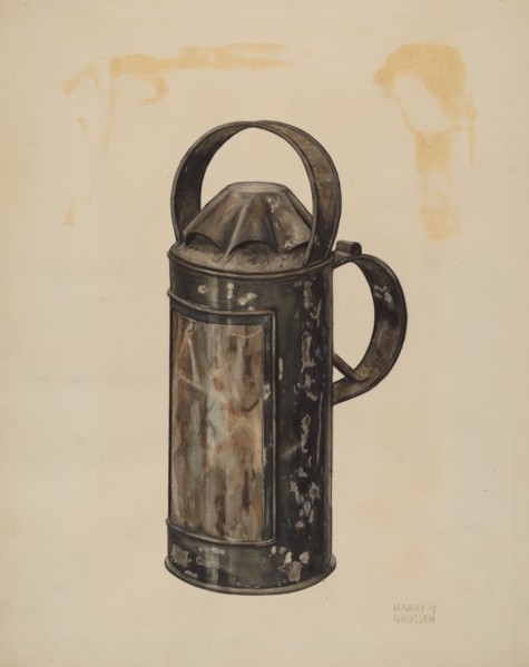 Lantern, c. 1937. Creator: Harry Grossen.