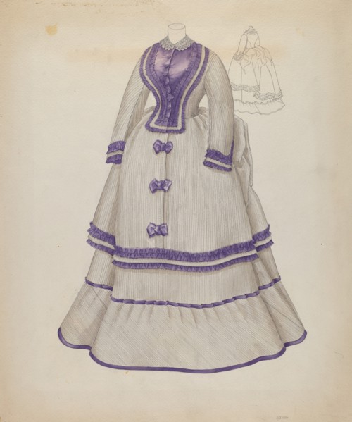 Dress, c. 1937. Creator: Melita Hofmann.