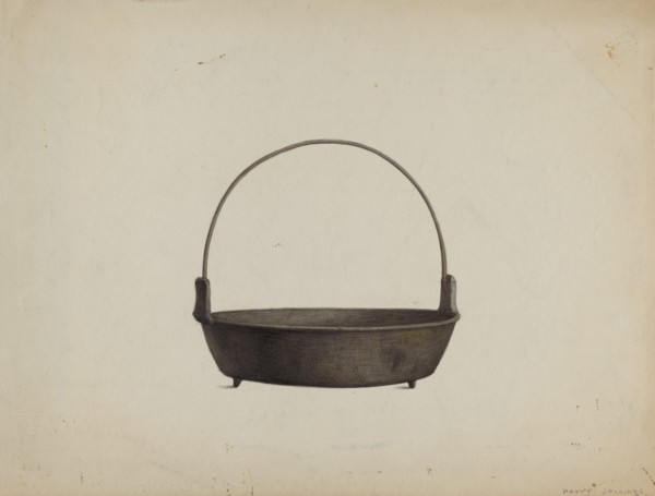 Onion Kettle, c. 1937. Creator: Harry Jennings.