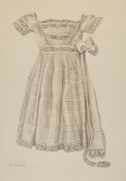 Child's Dress, c. 1937. Creator: Hans Mangelsdorf.