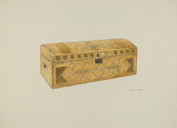 Trunk, c. 1938. Creator: Edward Jewett.