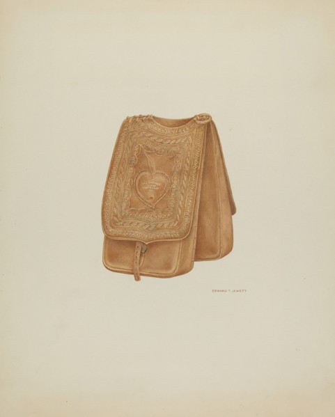 Saddle Bags, c. 1938. Creator: Edward Jewett.