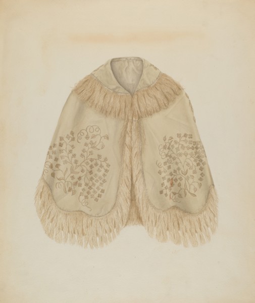 Child's Cape, c. 1938. Creator: Gertrude Lemberg.