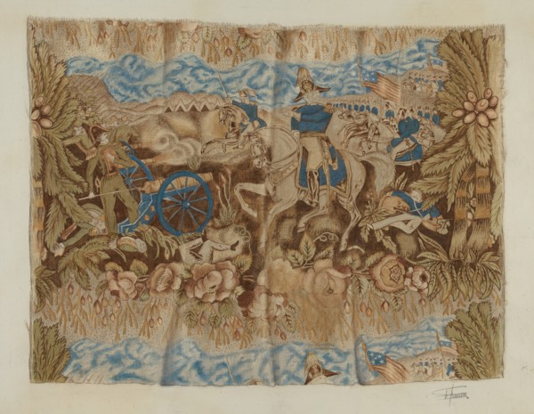 Historical Printed Cotton, c. 1939. Creator: Esther Hansen.