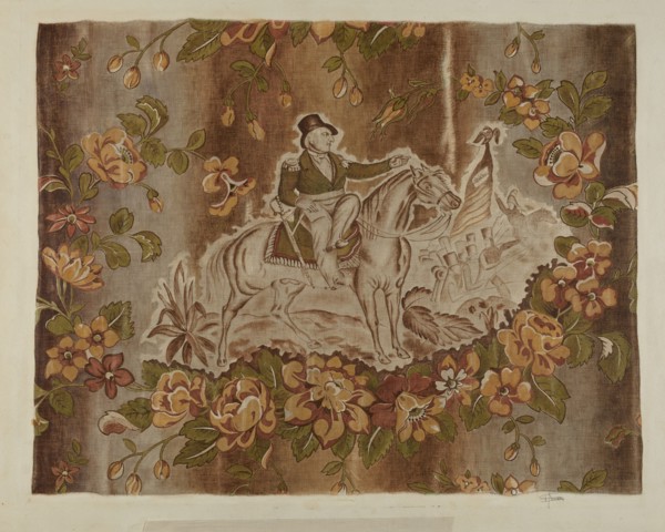 Historical Printed Textile, c. 1939. Creator: Esther Hansen.