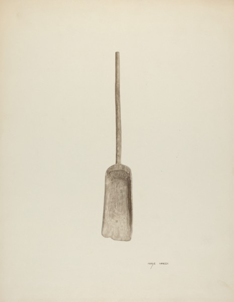 Grain Shovel, c. 1940. Creator: Mary Hansen.