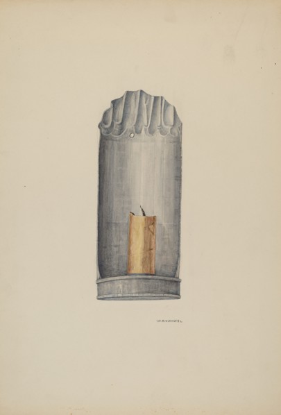 Candle Holder, c. 1940. Creator: William Kieckhofel.