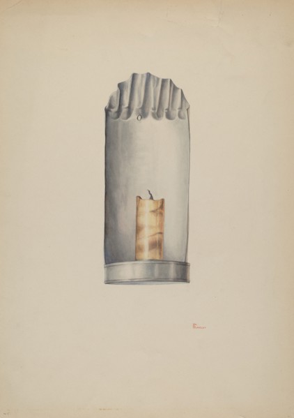 Candle Holder, c. 1940. Creator: William Kieckhofel.