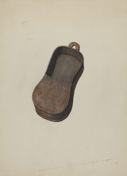 Pa. German Shoemaker's Peg Box, c. 1940. Creator: Elmer R. Kottcamp.
