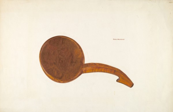 Butter Scoop, c. 1940. Creator: Chris Makrenos.
