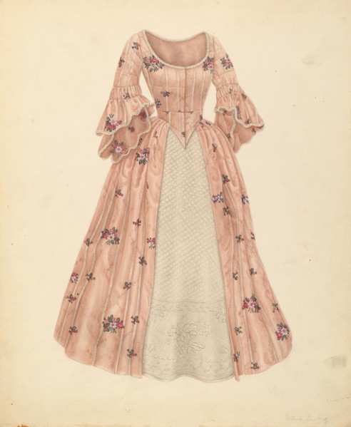 Petticoat Dress, c. 1941. Creator: Gertrude Lemberg.