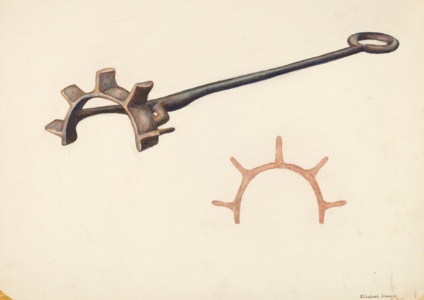 Branding Iron, c. 1942. Creator: Elizabeth Johnson.