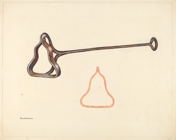 Branding Iron, c. 1942. Creator: Elizabeth Johnson.
