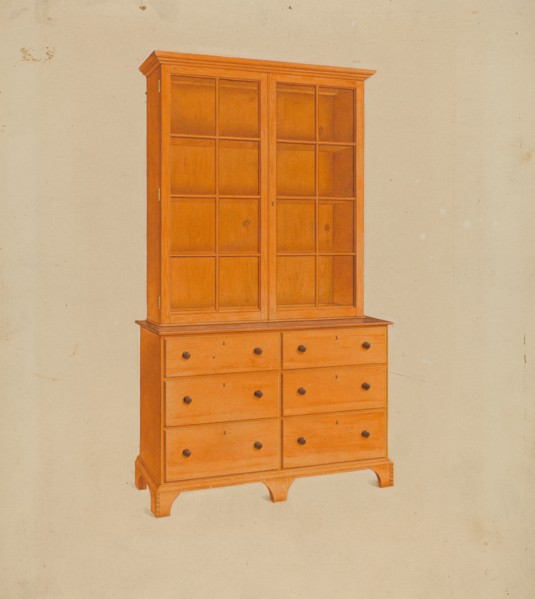 Shaker Cabinet, 1937. Creator: John W Kelleher.