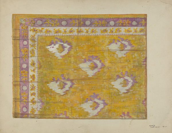 Silk Scarf, 1941. Creator: Marie Lutrell.