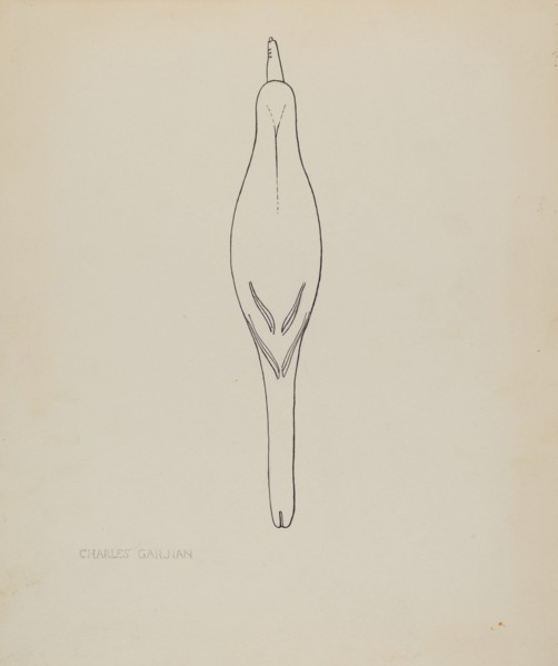 Decoy (Red-Wing Black Bird), 1935/1942. Creator: Charles Garjian.