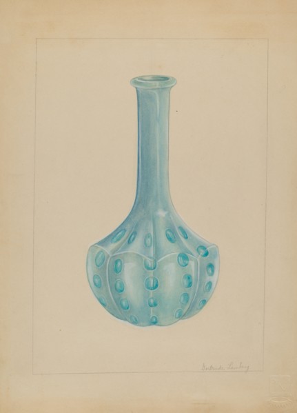 Bottle, 1935/1942. Creator: Gertrude Lemberg.