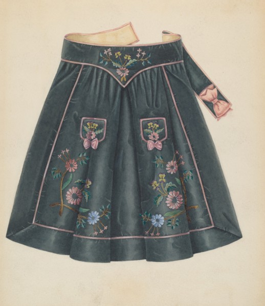 Apron, 1935/1942. Creator: Gertrude Lemberg.