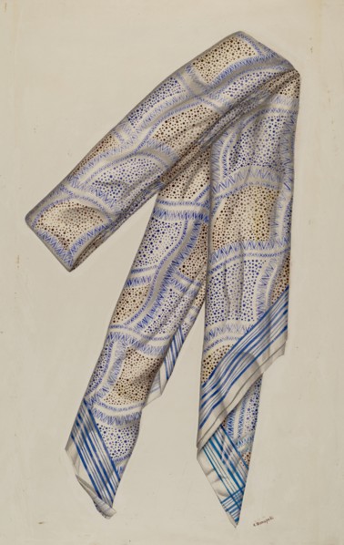 Stock Tie, 1935/1942. Creator: Raymond Manupelli.