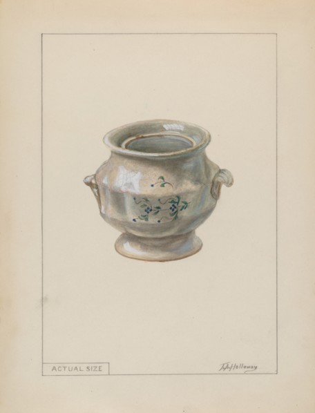 Small Sugar Bowl, c. 1936. Creator: Thomas Holloway.