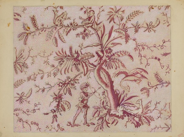 Block Print, c. 1936. Creator: George Loughridge.