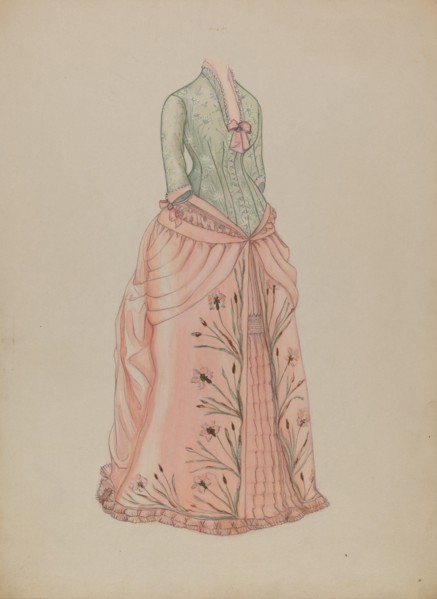 Dress, c. 1936. Creator: Marie Mitchell.