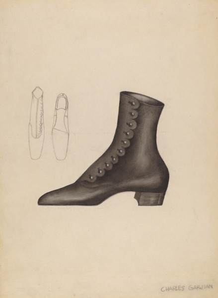 Woman's Shoe, c. 1937. Creator: Charles Garjian.