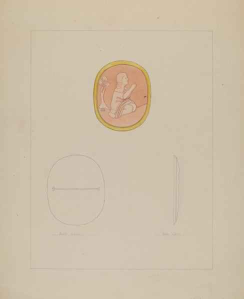 Cameo Brooch, c. 1937. Creator: Frederick Jackson.