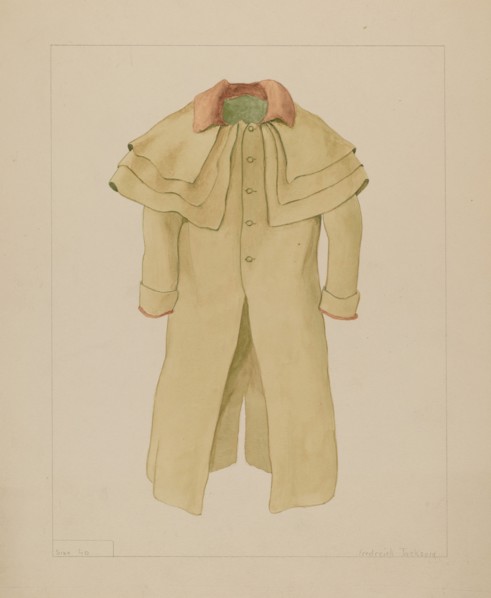 Man's Great Coat, c. 1937. Creator: Frederick Jackson.