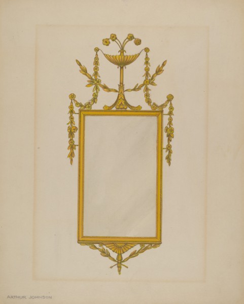 Mirror, c. 1937. Creator: Arthur Johnson.
