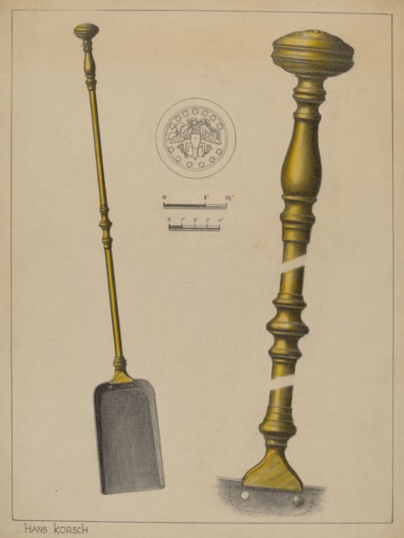 Fire Shovel, c. 1937. Creator: Hans Korsch.