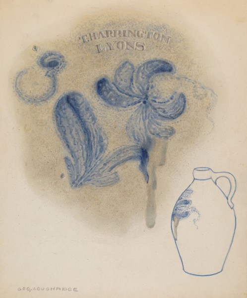 Jug, c. 1937. Creator: George Loughridge.
