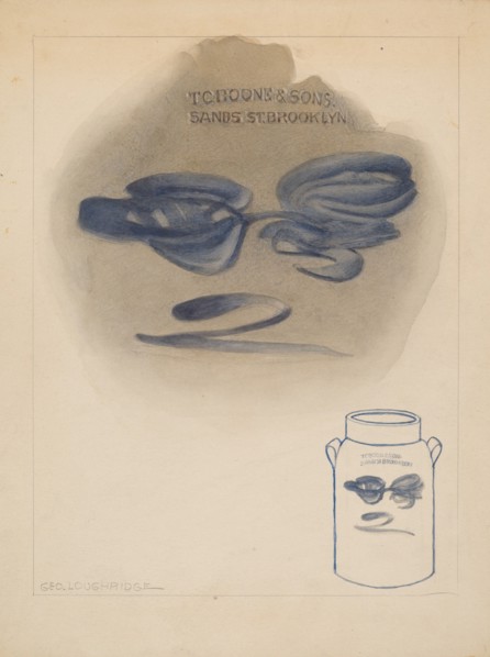 Jar, c. 1937. Creator: George Loughridge.