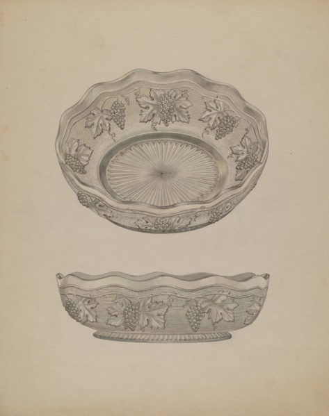 Dish, c. 1940. Creator: Henry Moran.