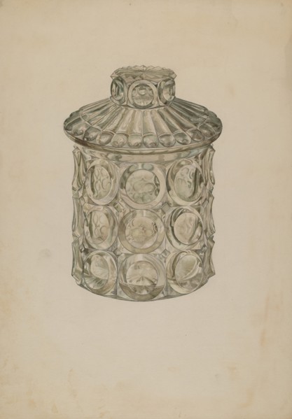 Cracker Jar, c. 1940. Creator: Henry Moran.