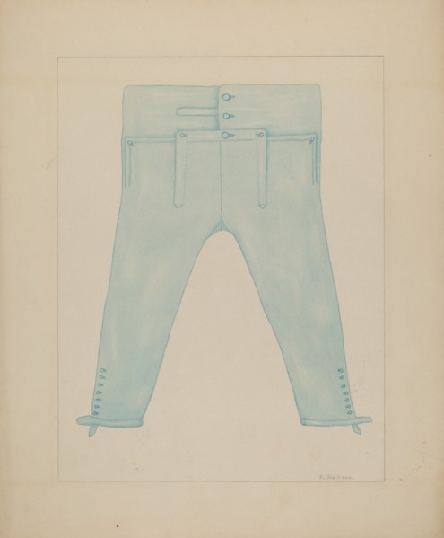 Trousers, c. 1941. Creator: Frederick Jackson.