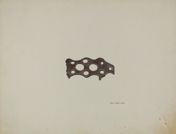 Metal Trivet, c. 1942. Creator: Violet Hartenstein.