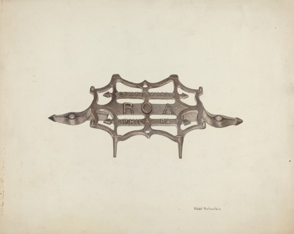 Trivet, c. 1941. Creator: Violet Hartenstein.