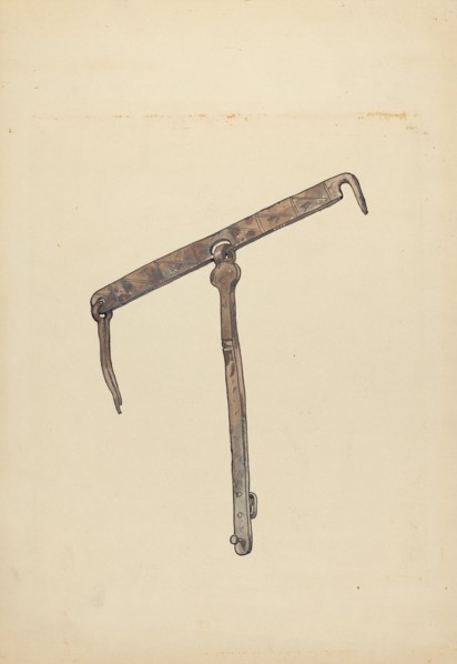 Latch, 1935/1942. Creator: Geoffrey Holt.