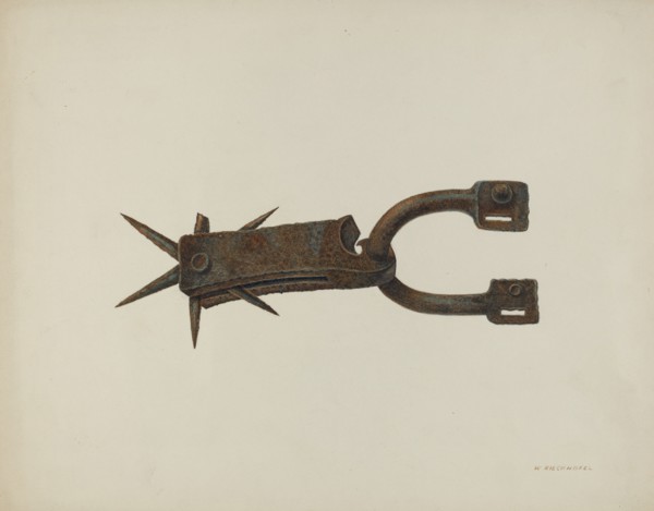 Spur, c. 1940. Creator: William Kieckhofel.