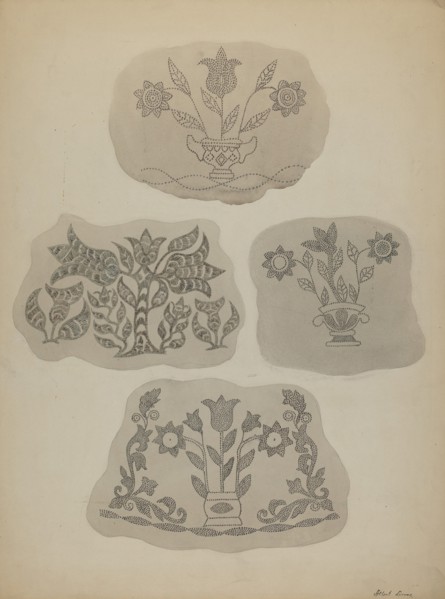 Pa. German Coffee Pot Designs, c. 1937. Creator: Albert J. Levone.