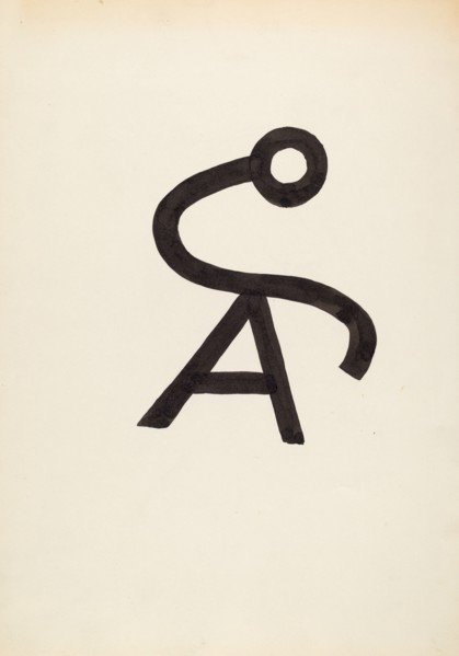 Cattle Brand, c. 1936. Creator: J.Henry Marley.